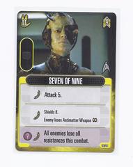 Star Trek Frontiers: board game Seven of Nine promo card
